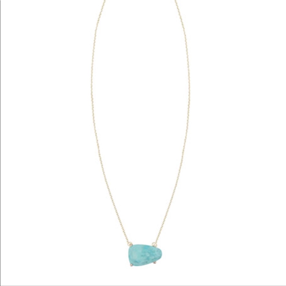 Kendra Scott Isla necklace in turquoise magnesite